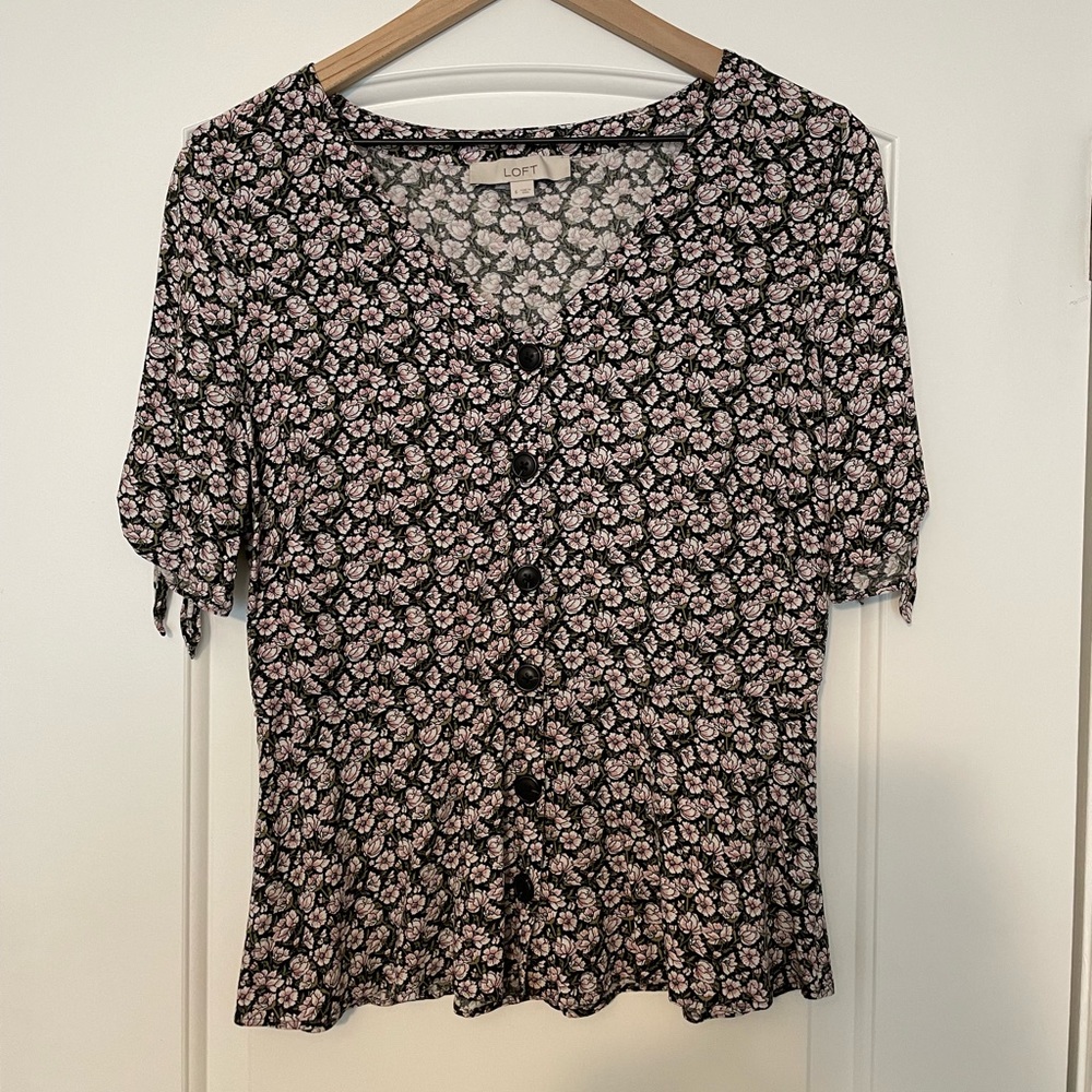 LOFT Peplum Blouse